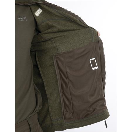 FORRO POLAR HOMBRE HART BAUEN-FZ - VERT