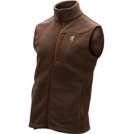 Forro Polar Sin Mangas Hombre Browning Summit - Marron