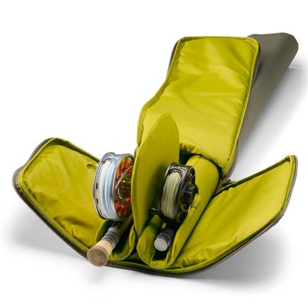 FOURREAU ORVIS DOUBLE ROD AND REEL CASE