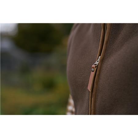 FRAUENWESTE HARKILA SANDHEM SHERPA W - WILLOW GREEN