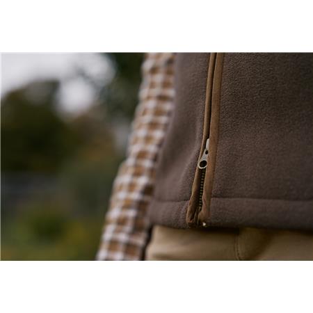 FRAUENWESTE HARKILA SANDHEM SHERPA W - WILLOW GREEN