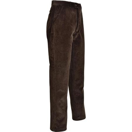 Fuseau Mann Percussion Velours Spandex Country - Marron
