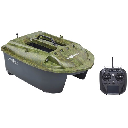 FUTTERBOOT ANATEC MAX'BOAT OAK LITHIUM 16AH - BRUSHLESS-MOTOR - DE SR07 + ECHOLOT ALF500