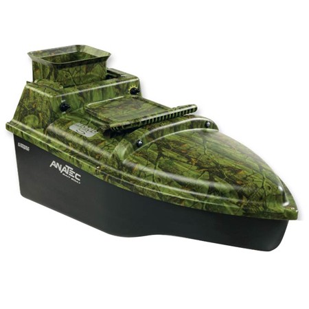 Futterboot Anatec Monocoque S Eiche Lithium-Batterie 16Ah + Bürstenloser Motor + De-Sr07