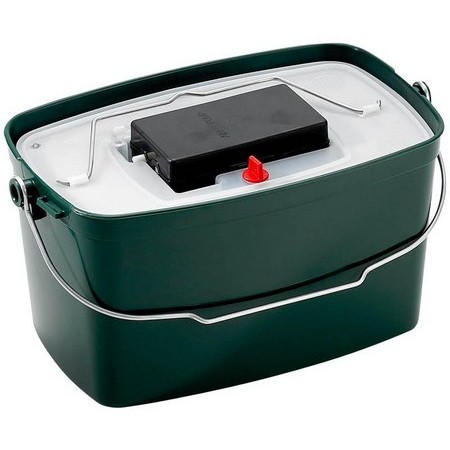 Găleată Pentru Momeli Vii Plastilys 7L Primo + Coș Pentru Momeli Vii + Aerator Integrat