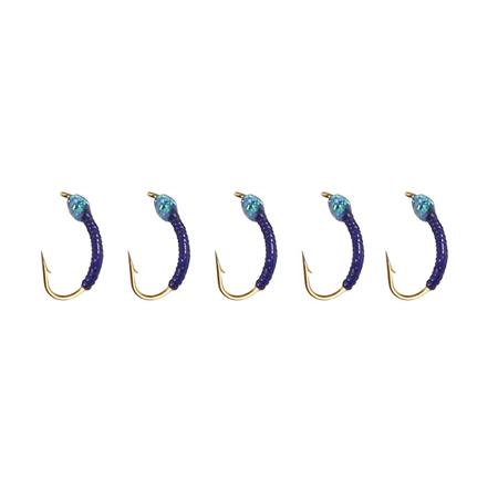 Gambe Stucki Fishing Nymfi D-Rib Glitter Head - Pakkaus 5
