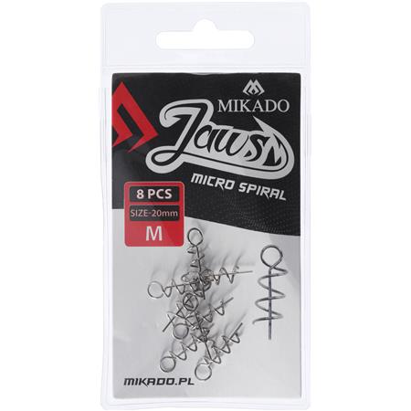 GANCIO PER ESCA MIKADO FOR SOFT LURES JAWS MICRO SPIRAL