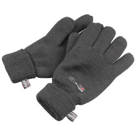 GANTS LAINE EIGER KNITTED GLOVES - GRIS