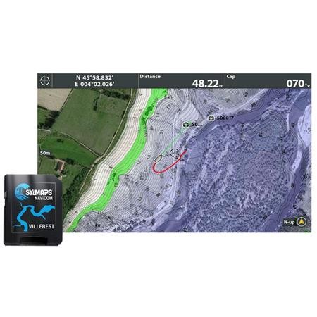 Gedetailleerde Cartografie Sylmaps Navicom Zoetwater