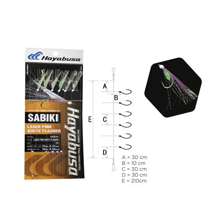 GEFIEDERTE MONTAGE HAYABUSA SABIKI EX131