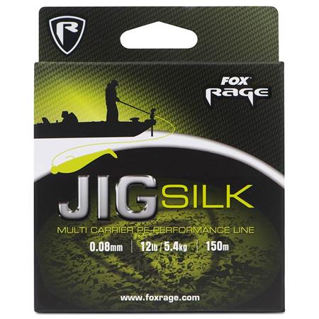 GEFLECHTSCHNUR FOX RAGE JIG SILK - 150M