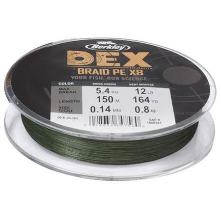 Geflochtene Angelschnur Berkley Dex Braid X8