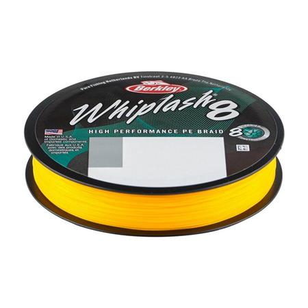 Geflochtene Angelschnur Berkley Whiplash8 Yellow