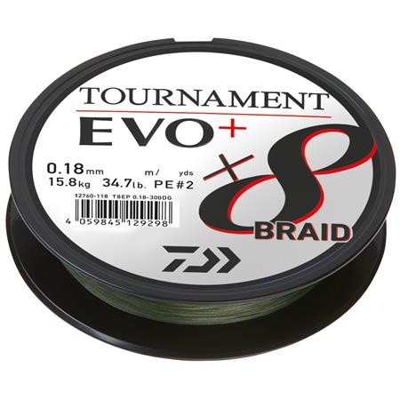 Geflochtene Angelschnur Daiwa Tournament 8 Braid Evo+