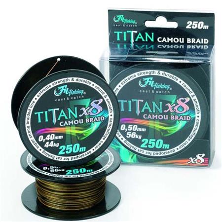 GEFLOCHTENE ANGELSCHNUR FIL FISHING TITAN BRAID