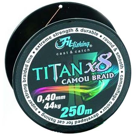 GEFLOCHTENE ANGELSCHNUR FIL FISHING TITAN BRAID