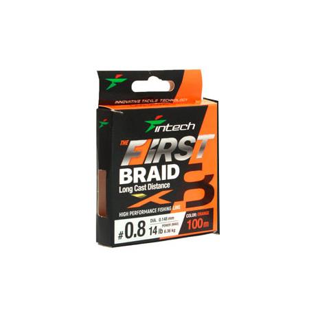 GEFLOCHTENE ANGELSCHNUR INTECH FIRST BRAID X8