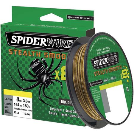 GEFLOCHTENE ANGELSCHNUR SPIDERWIRE STEALTH SMOOTH 8 CAMO