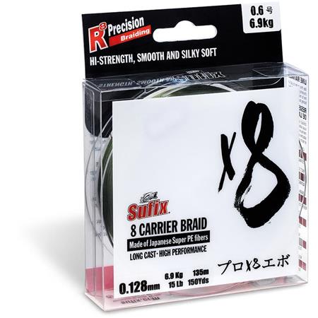 Geflochtene Angelschnur Sufix X8 Braid