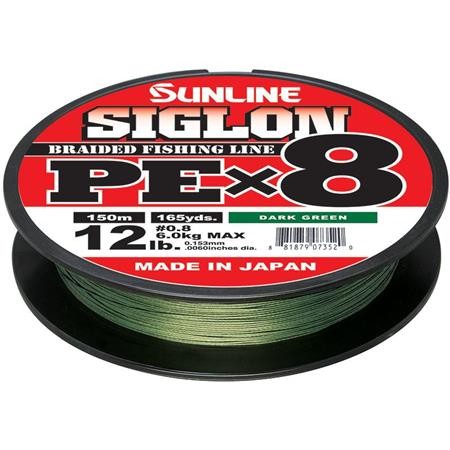 Geflochtene Angelschnur Sunline Siglon Braid Pe 8X