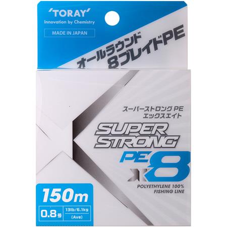 Geflochtene Angelschnur Toray Super Strong Pe X8