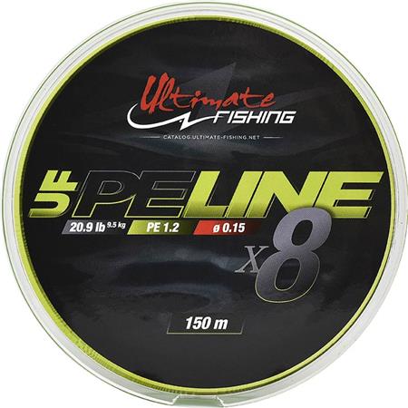 GEFLOCHTENE ANGELSCHNUR ULTIMATE FISHING UF PE LINE X8