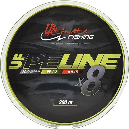 GEFLOCHTENE ANGELSCHNUR ULTIMATE FISHING UF PE LINE X8