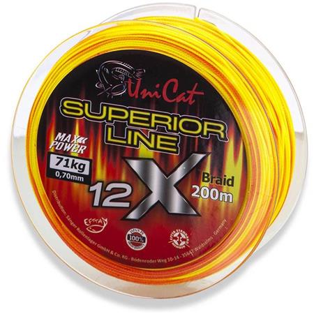 Geflochtene Angelschnur Unicat Superior Lune 12X