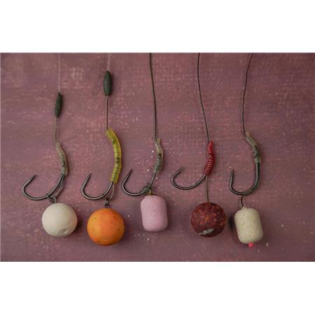 GEFLOCHTENE ANGELSCHNUR ZU VORFACH - 20M ONE MORE CAST AMMO CAMO BRAIDED HOOKLINK - 20M