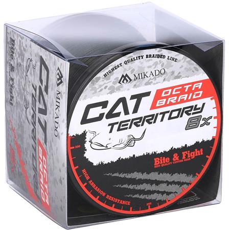 GEFLOCHTENE SCHNUR MIKADO CAT TERRITORY OCTA BRAID - GREEN - 600M