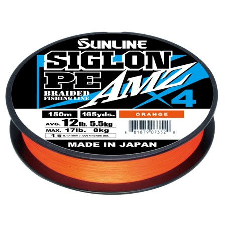 GEFLOCHTENE SCHNUR SUNLINE SIGLON AMZ 4X - 150M