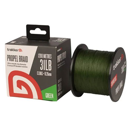 GEFLOCHTENE SCHNUR TRAKKER PROPEL BRAIDS GRÜN - 1200M