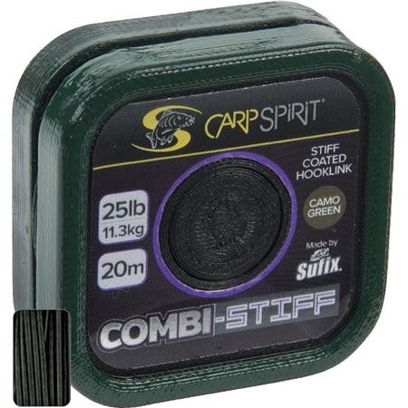 Geflochtene Vorfachschnur Carp Spirit Combi Stiff Green - 20M
