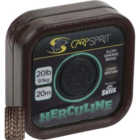 Geflochtene Vorfachschnur Carp Spirit Herculine Brown - 20M