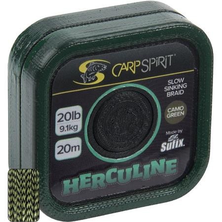 Geflochtene Vorfachschnur Carp Spirit Herculine Green - 20M