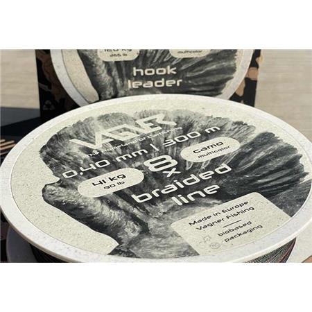 GEFLOCHTENES VORFACH VAGNER HOOK LEADER CAMO MULTICOLORE - 25M