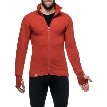 GEMENGDE OND WOOLPOWER FULL ZIP JACKET 400