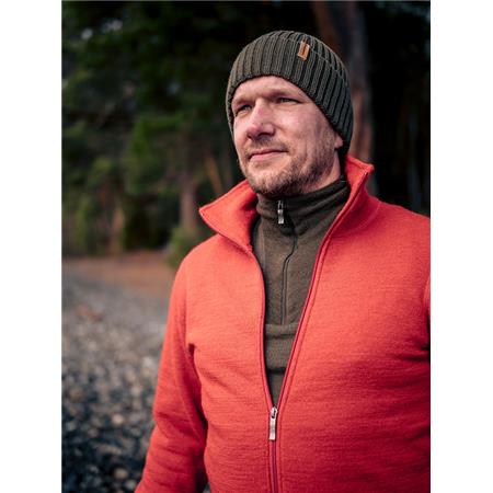 GEMENGDE OND WOOLPOWER FULL ZIP JACKET 400