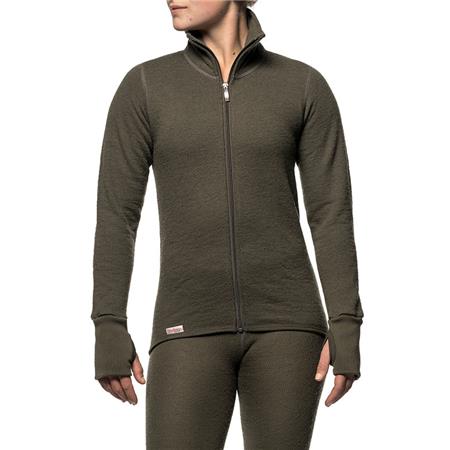 GEMENGDE OND WOOLPOWER FULL ZIP JACKET 400