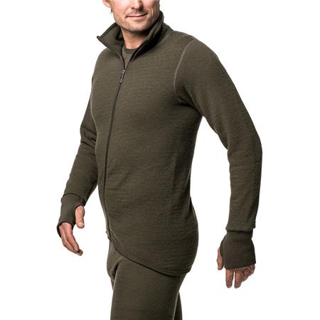 GEMENGDE OND WOOLPOWER FULL ZIP JACKET 400