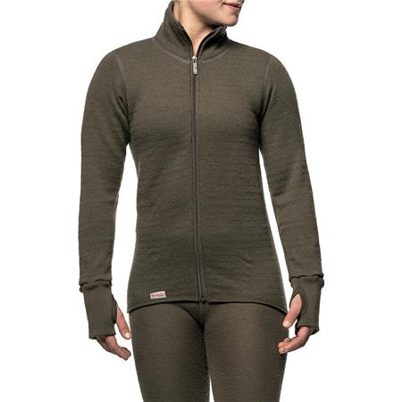 GEMENGDE OND WOOLPOWER FULL ZIP JACKET 600