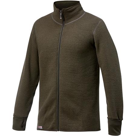 GEMENGDE OND WOOLPOWER FULL ZIP JACKET 600