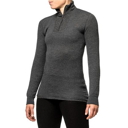 GEMENGDE TRUI WOOLPOWER ZIP TURTLENECK 200