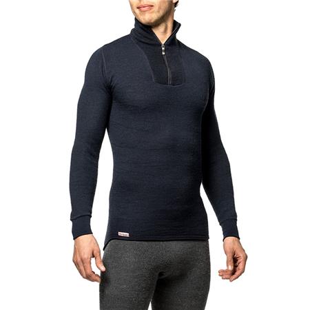 GEMENGDE TRUI WOOLPOWER ZIP TURTLENECK 200