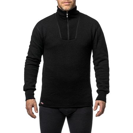 GEMENGDE TRUI WOOLPOWER ZIP TURTLENECK 400