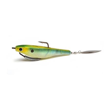 GEMONTEERD SOFTBAIT HYPERLASTICS DARTSPIN PRO WEEDLESS 7 - 18CM