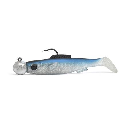 GEMONTEERD SOFTBAIT HYPERLASTICS MINWAOW 4' ROUND JIGHEAD - 10CM