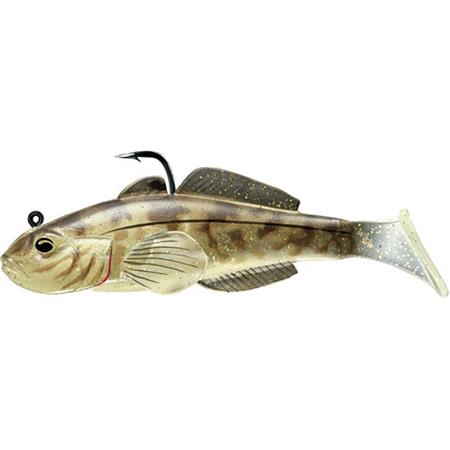 Gemonteerd Softbait Live Target Goby Paddle Tail - 8Cm - Partij Van 3