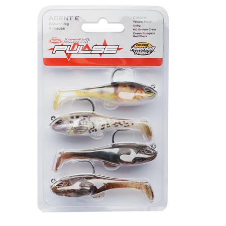 GEMONTEERD SOFTBAIT SET BERKLEY PULSE AGENT E