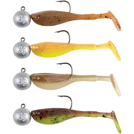 GEMONTEERD SOFTBAIT SET FOX RAGE ULTRA UV MICRO FRY LOADED LURE PACK